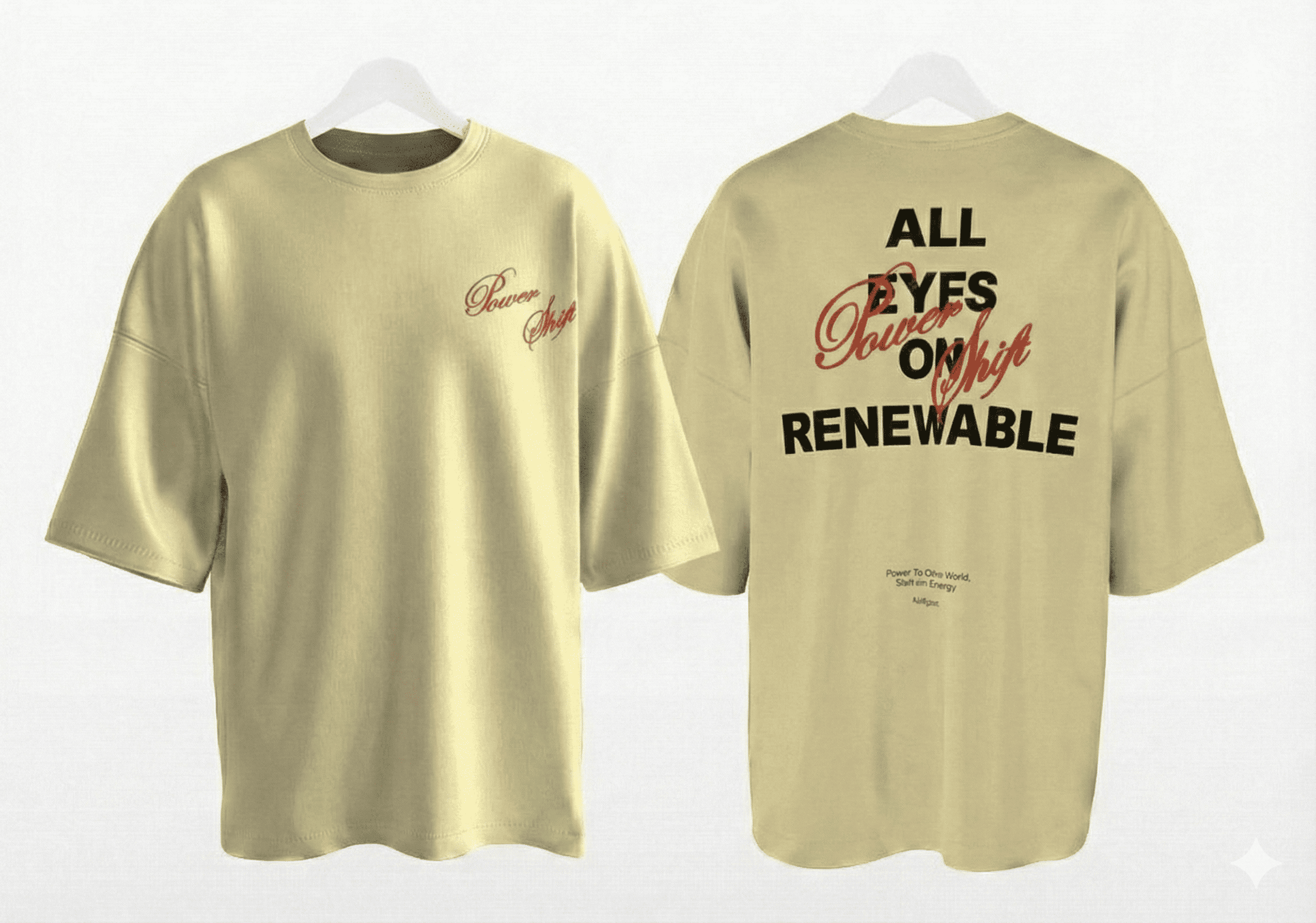 Power Shift Cream T-Shirt